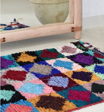 Boucherouite berber rugs